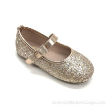 New Fashion Kids Glitter Flat Dressing Shoes